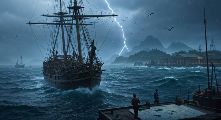 航海游戏风格图