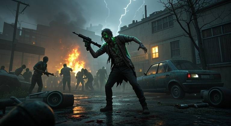 僵尸游戏风格图