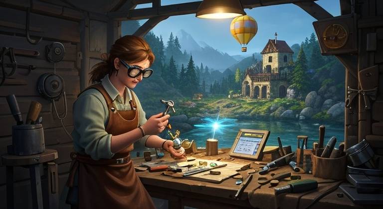 工艺游戏风格图