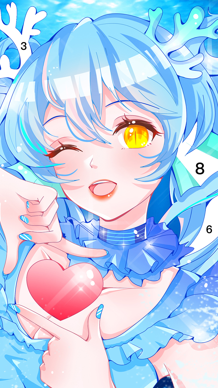 泡泡填色游戏截图