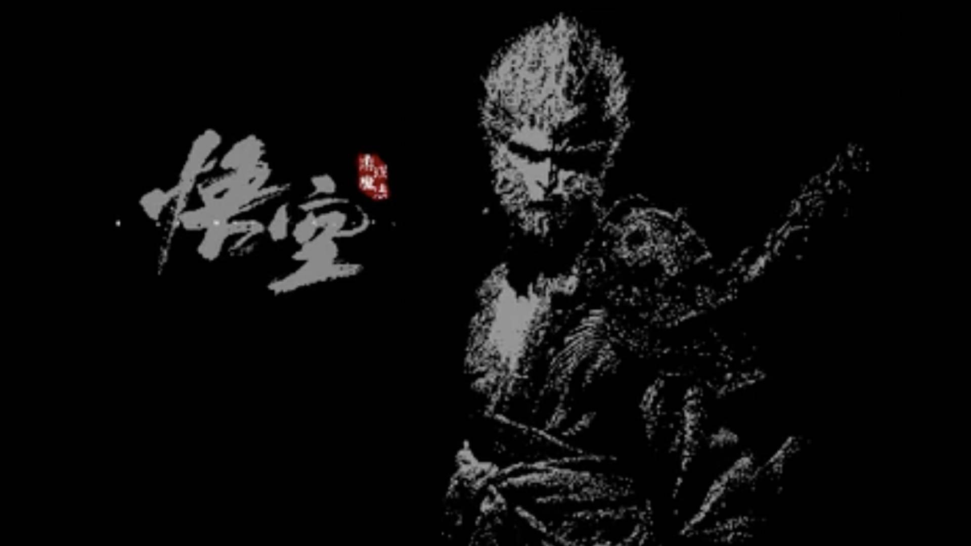 黑神话像素版游戏宣传图，展示游戏战斗场景和角色