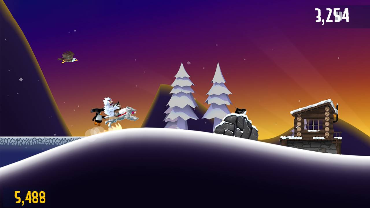 滑雪大冒险游戏截图