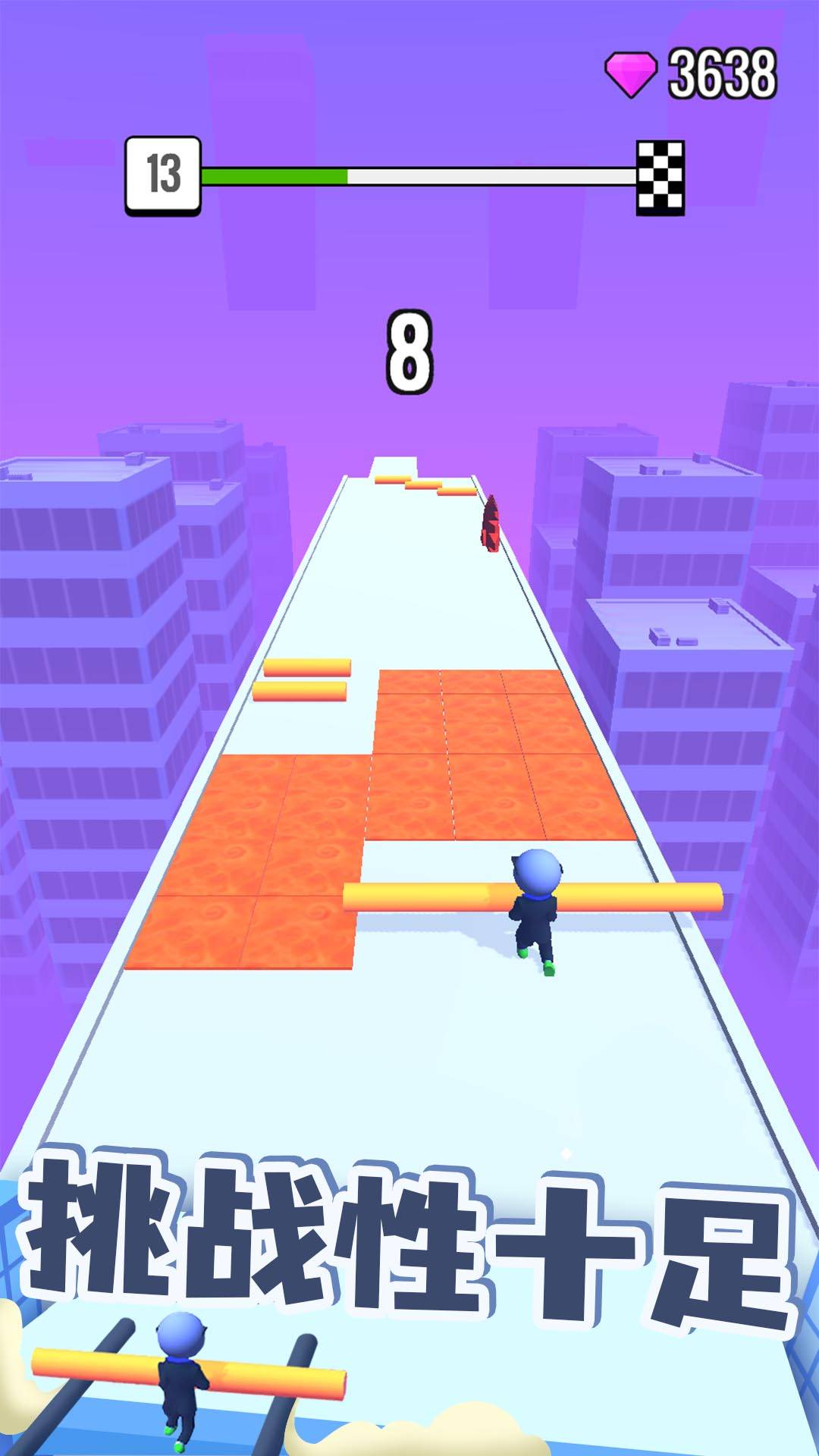 屋顶棍棍侠游戏截图