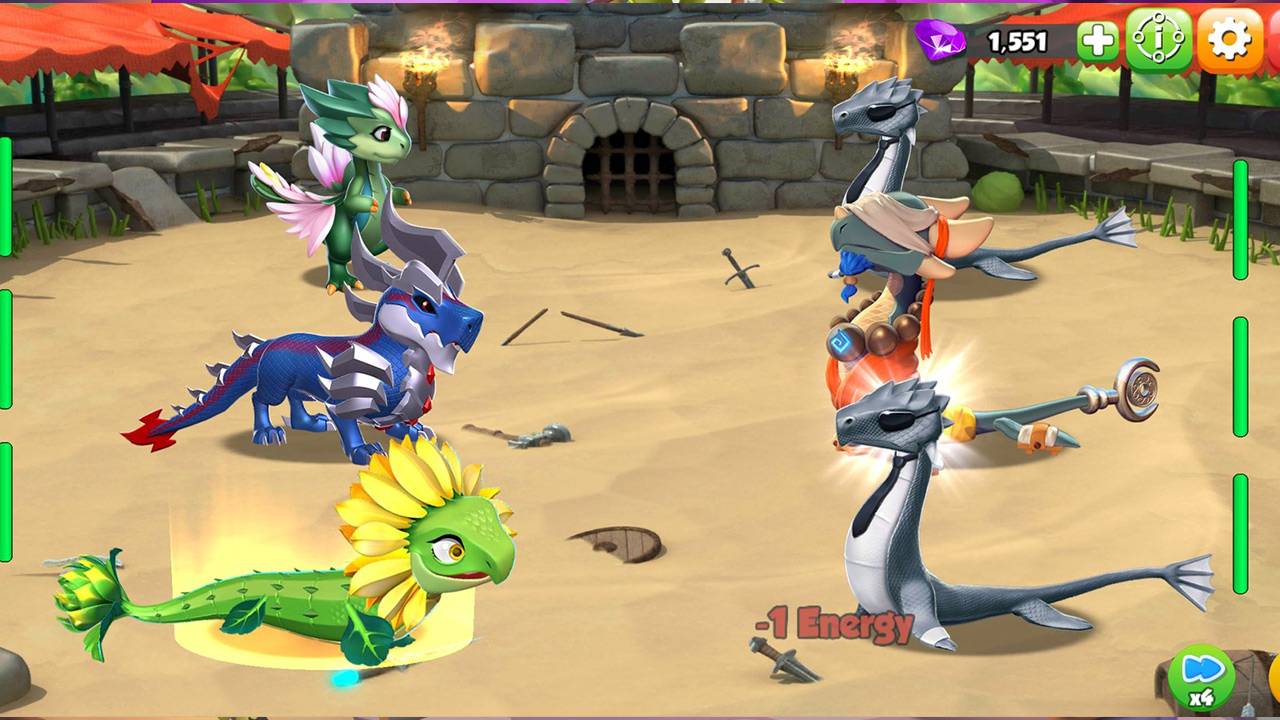 萌龙大乱斗游戏截图