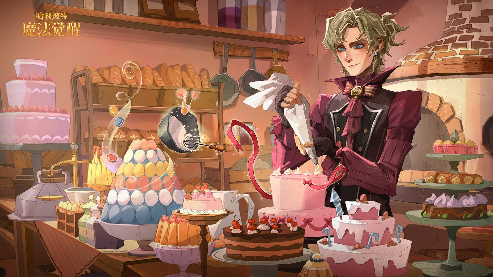 哈利波特：魔法觉醒游戏宣传图，展示游戏战斗场景和角色