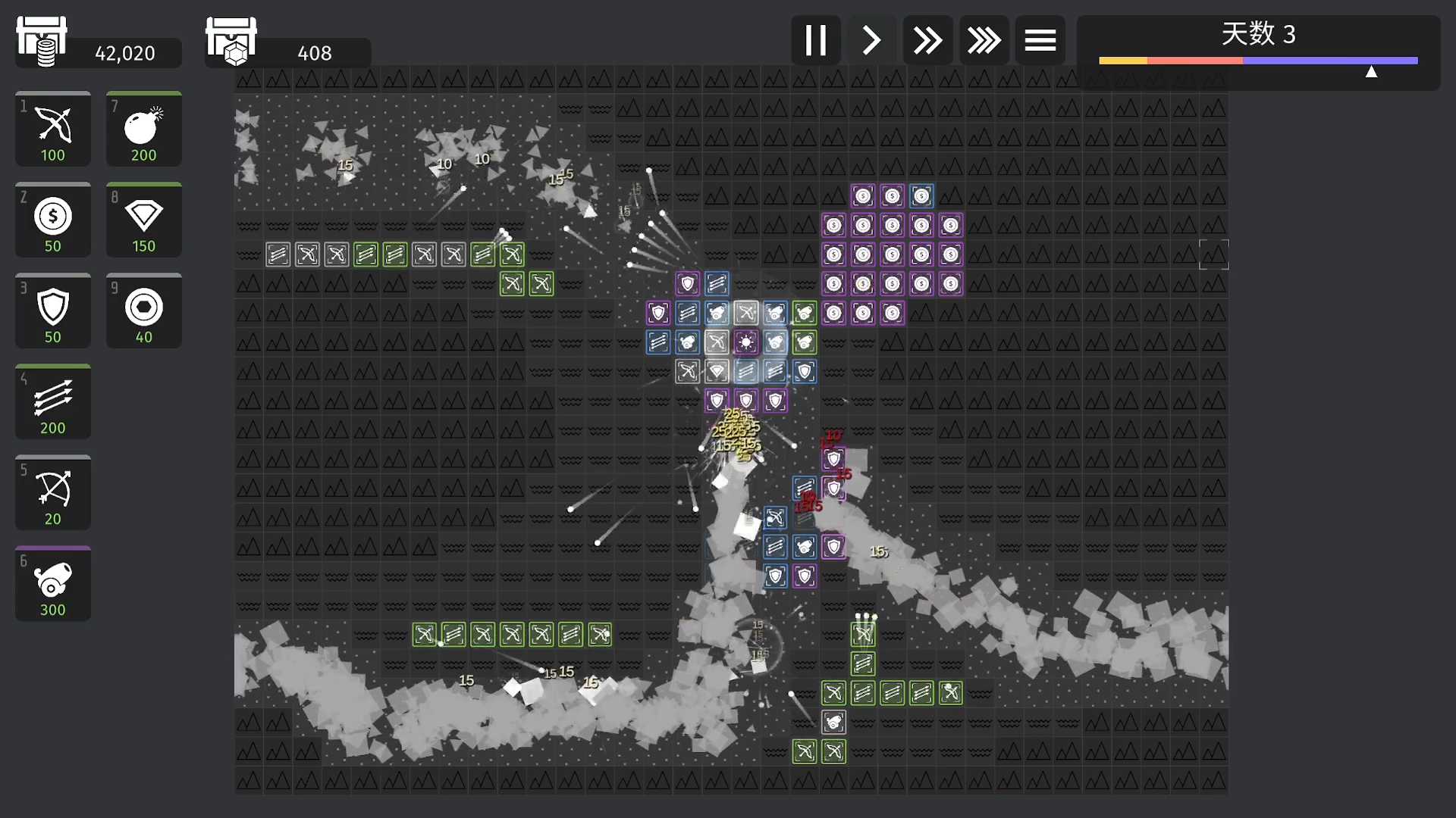 极简塔防游戏截图