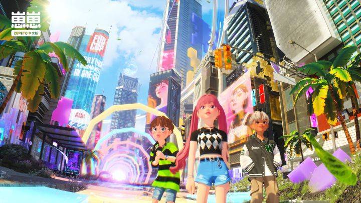 崽崽ZEPETO游戏宣传图，展示游戏战斗场景和角色