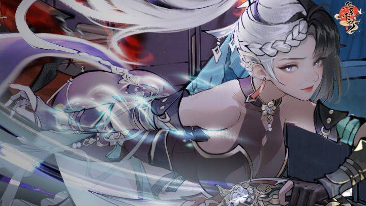 华夏千秋游戏宣传图，展示游戏战斗场景和角色