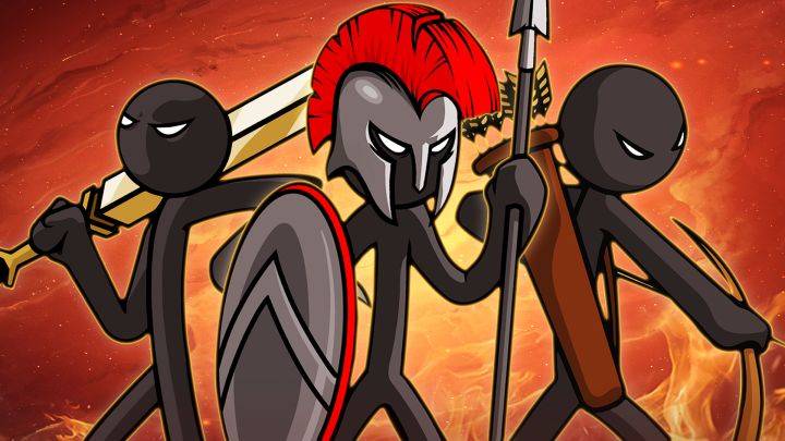 火柴人战争：遗产游戏宣传图，展示游戏战斗场景和角色