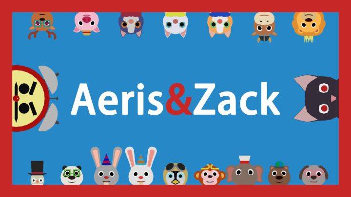 Aeris&amp;Zack游戏宣传图，展示游戏战斗场景和角色