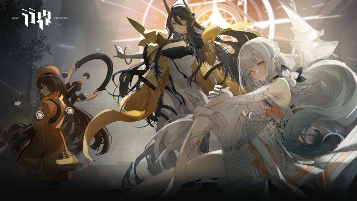 行界游戏宣传图，展示游戏战斗场景和角色