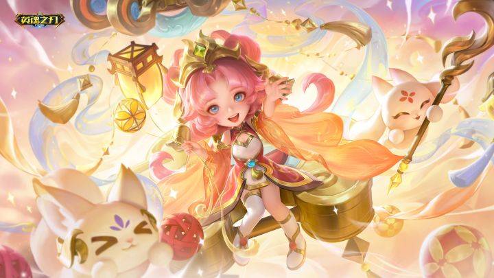 英魂之刃游戏宣传图，展示游戏战斗场景和角色