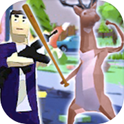 沙雕鹿哥模拟器游戏Logo