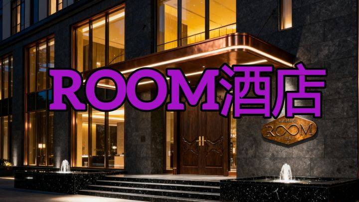 ROOM酒店游戏宣传图，展示游戏战斗场景和角色