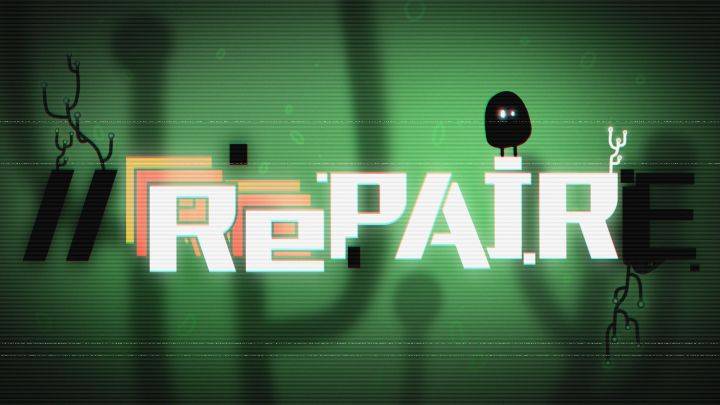 Repaire游戏宣传图，展示游戏战斗场景和角色