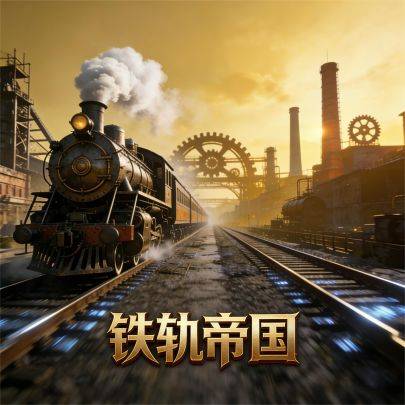 铁轨帝国游戏宣传图，展示游戏战斗场景和角色