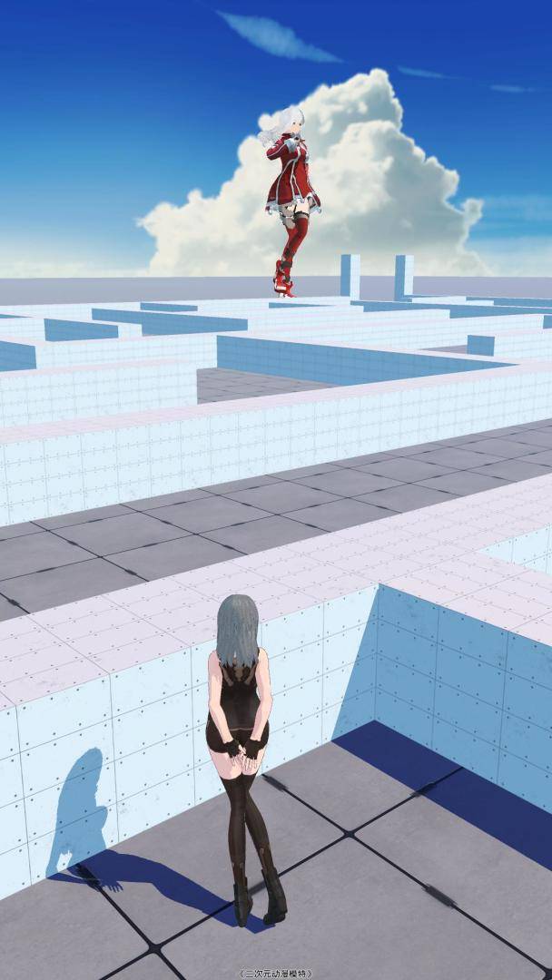 二次元动漫模特：穿越迷宫的少女游戏截图