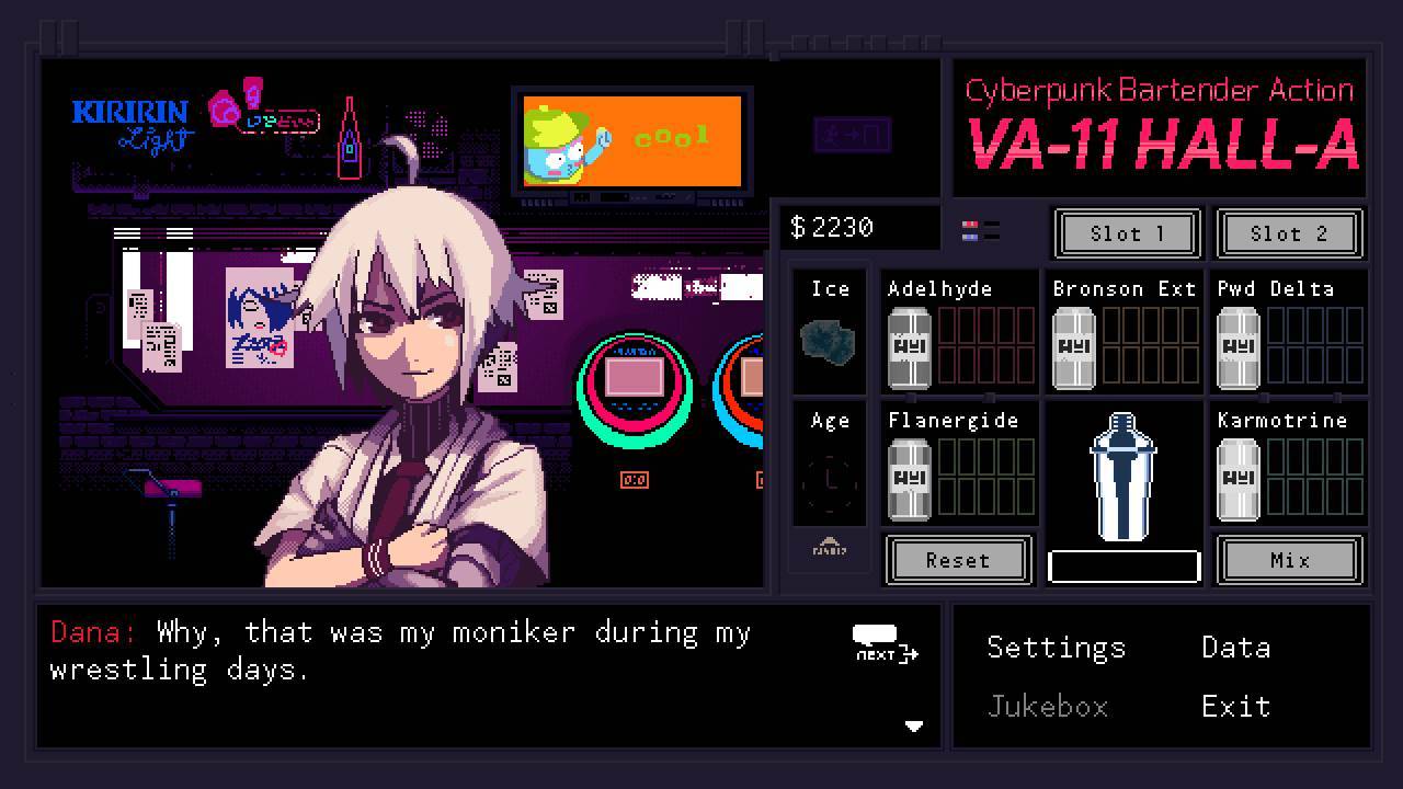 VA11 HALL-A：赛博朋克酒保计划截图3
