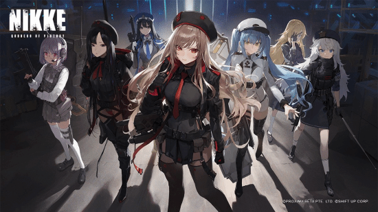 《胜利女神：妮姬》官方角色群像宣传图