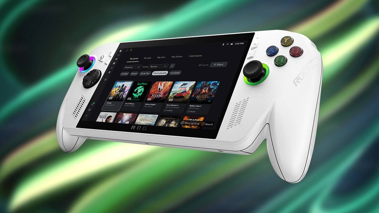 华硕ROG Xbox Ally掌上游戏机宣传图