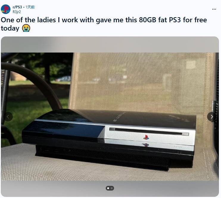 网友获赠的80GB厚版PS3实拍图