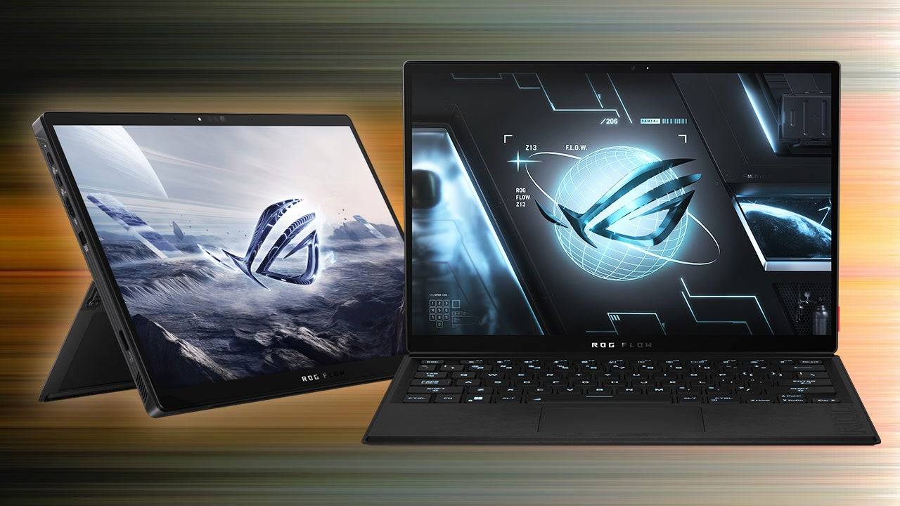 华硕ROG Flow Z13二合一游戏本宣传图