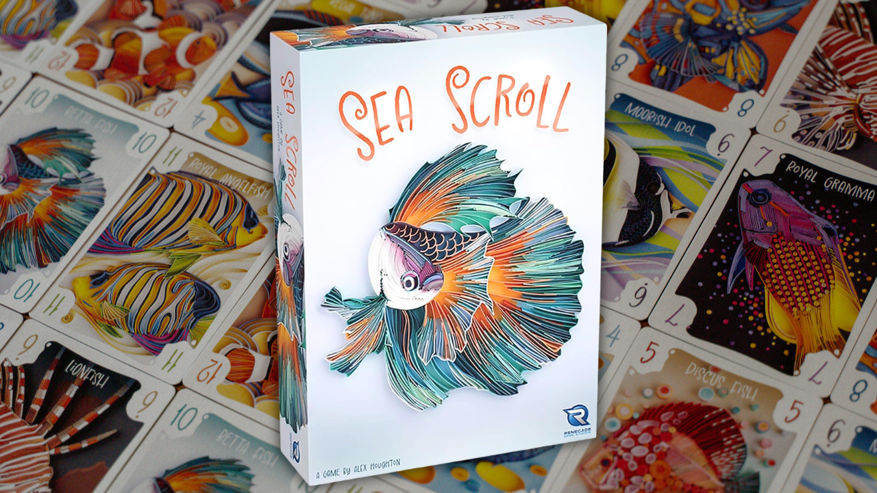 Sea Scroll桌游实体包装盒与卡牌实拍