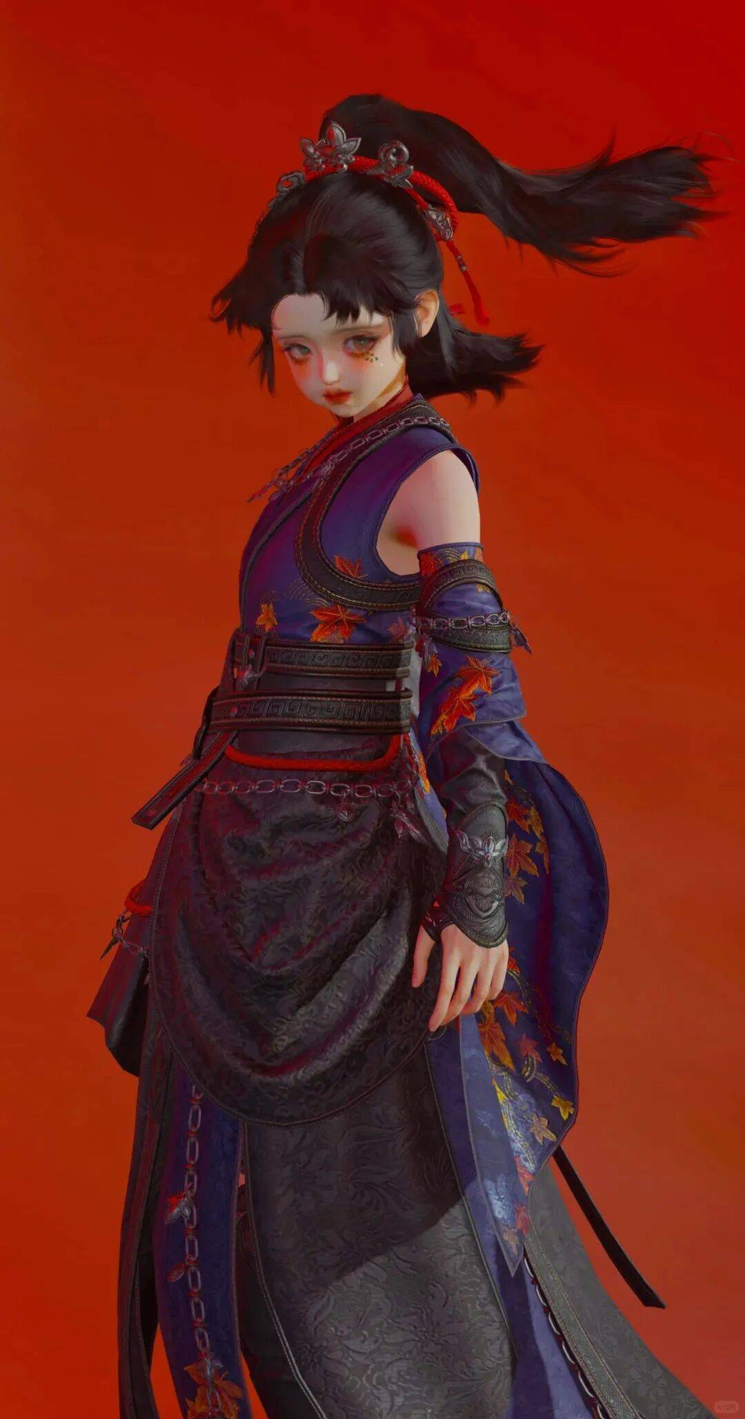枫飞赴野少女款套装立绘