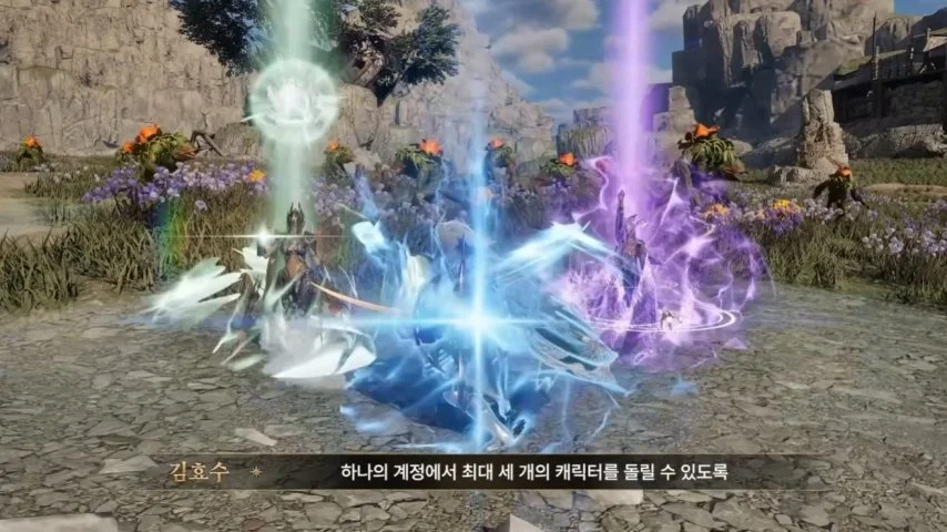 《SOL：enchant》三角色战斗实机截图