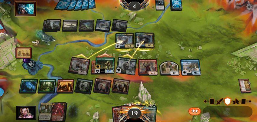 万智牌竞技场MTG Arena对战界面截图