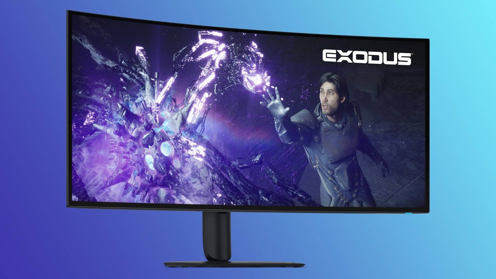 Alienware新款曲面电竞显示器游戏展示图