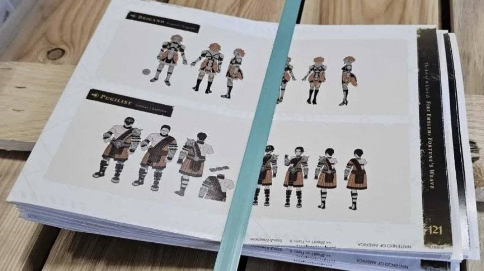 火焰纹章新作泄露设定集121页职业截图