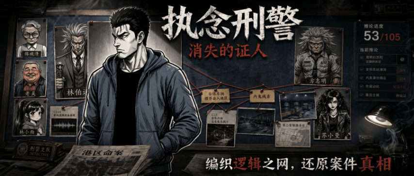 《执念刑警之消失的证人》官方宣传海报