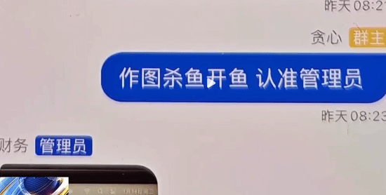 诈骗团伙“杀鱼”黑话内部群聊截图