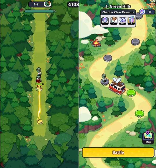 《Clash of Critters》关卡战斗界面截图