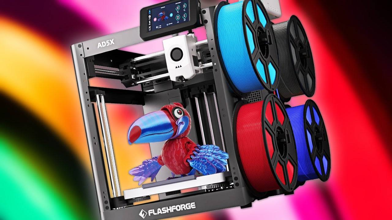 FlashForge AD5X多色3D打印机产品展示