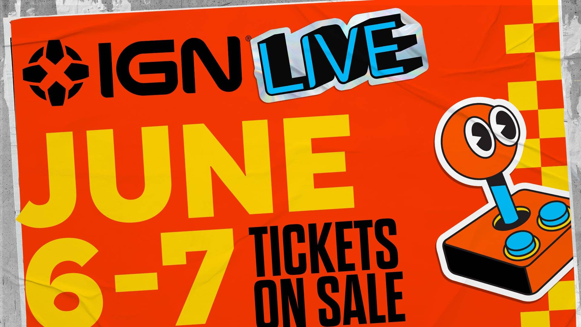 IGN Live 2024年6月线下活动售票海报