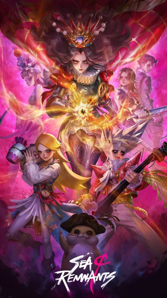《遗忘之海》奇幻风格群像宣传海报