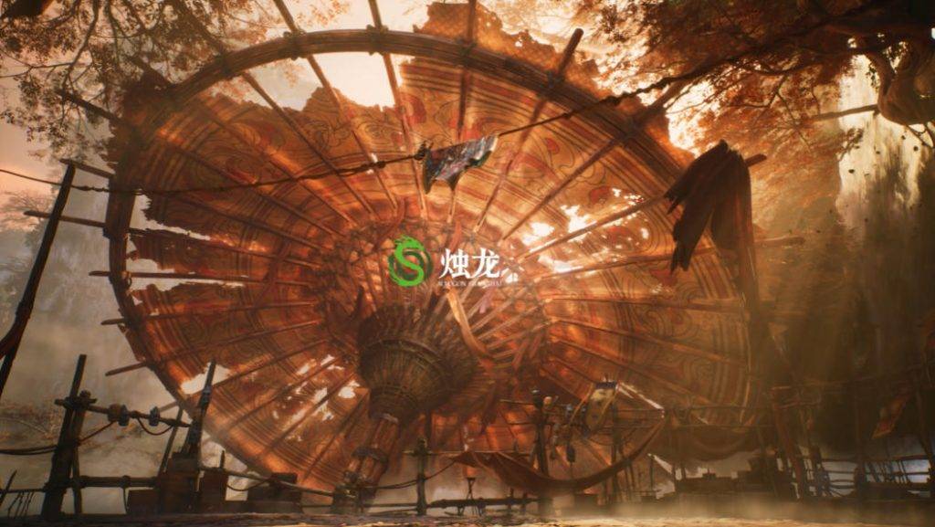 《古剑》系列古风伞形法器概念图