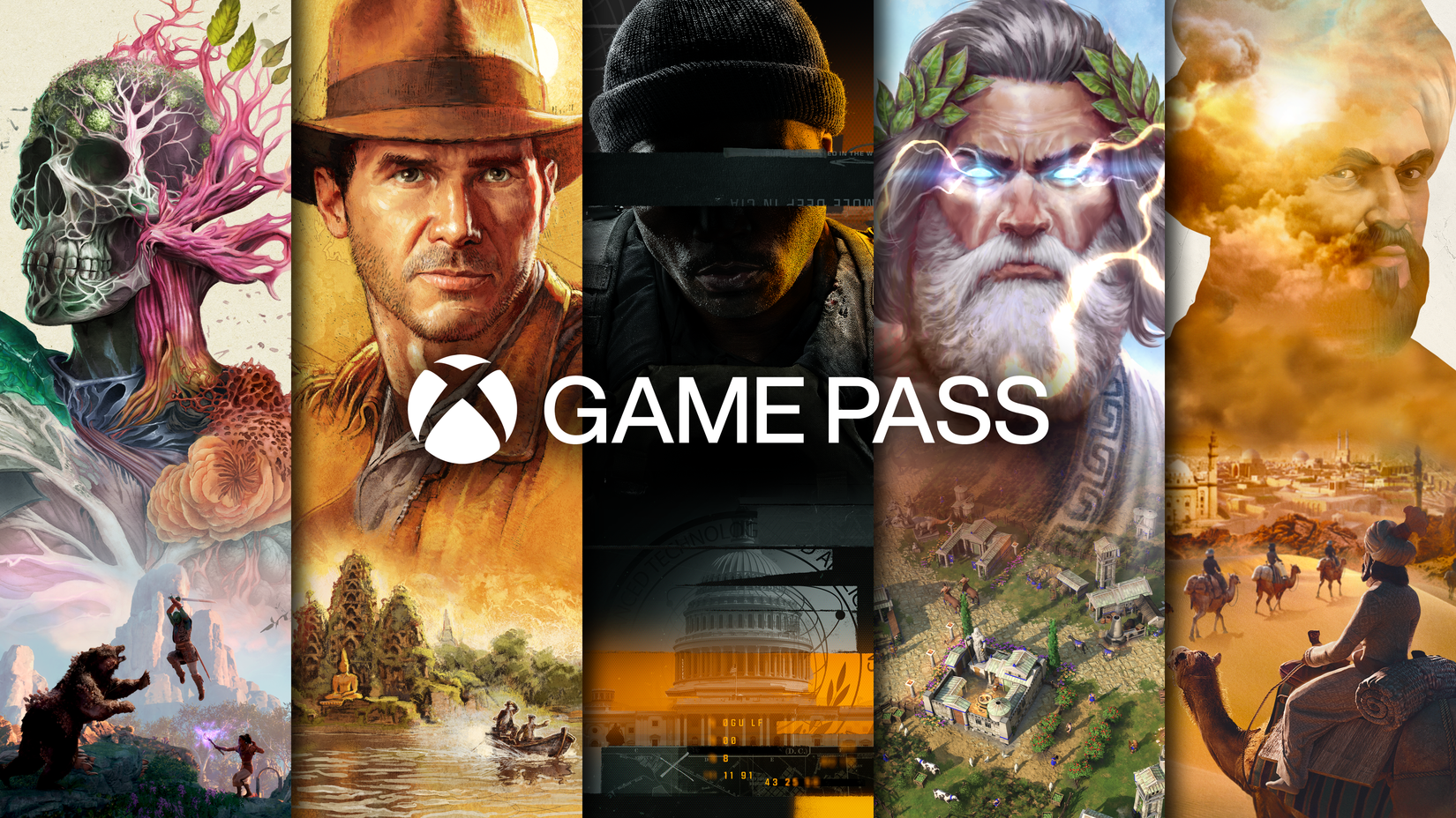 Xbox Game Pass游戏阵容官方宣传海报