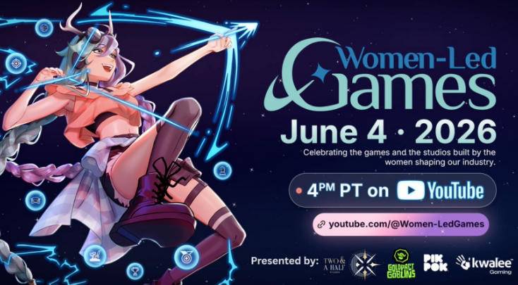 Women Led Games专场活动官方宣传海报