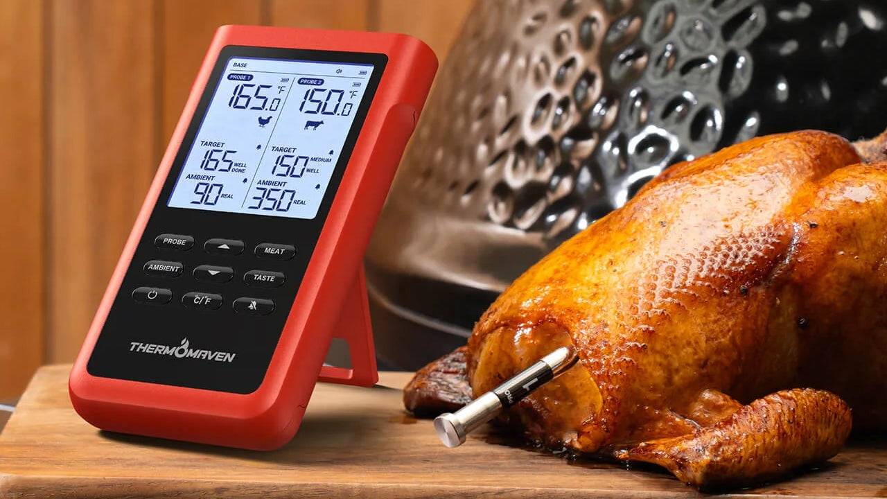 ThermoMaven X2无线双探针温度计测温实拍