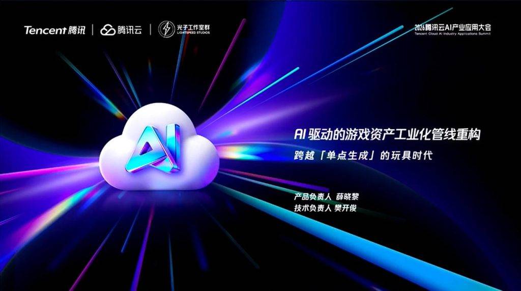 光子AI游戏资产管线重构演讲主题封面