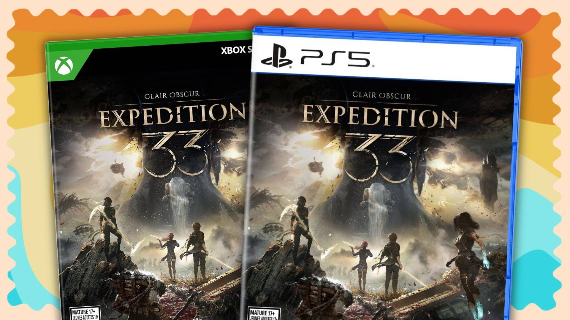 《光与影：33号远征队》PS5/Xbox实体版封面