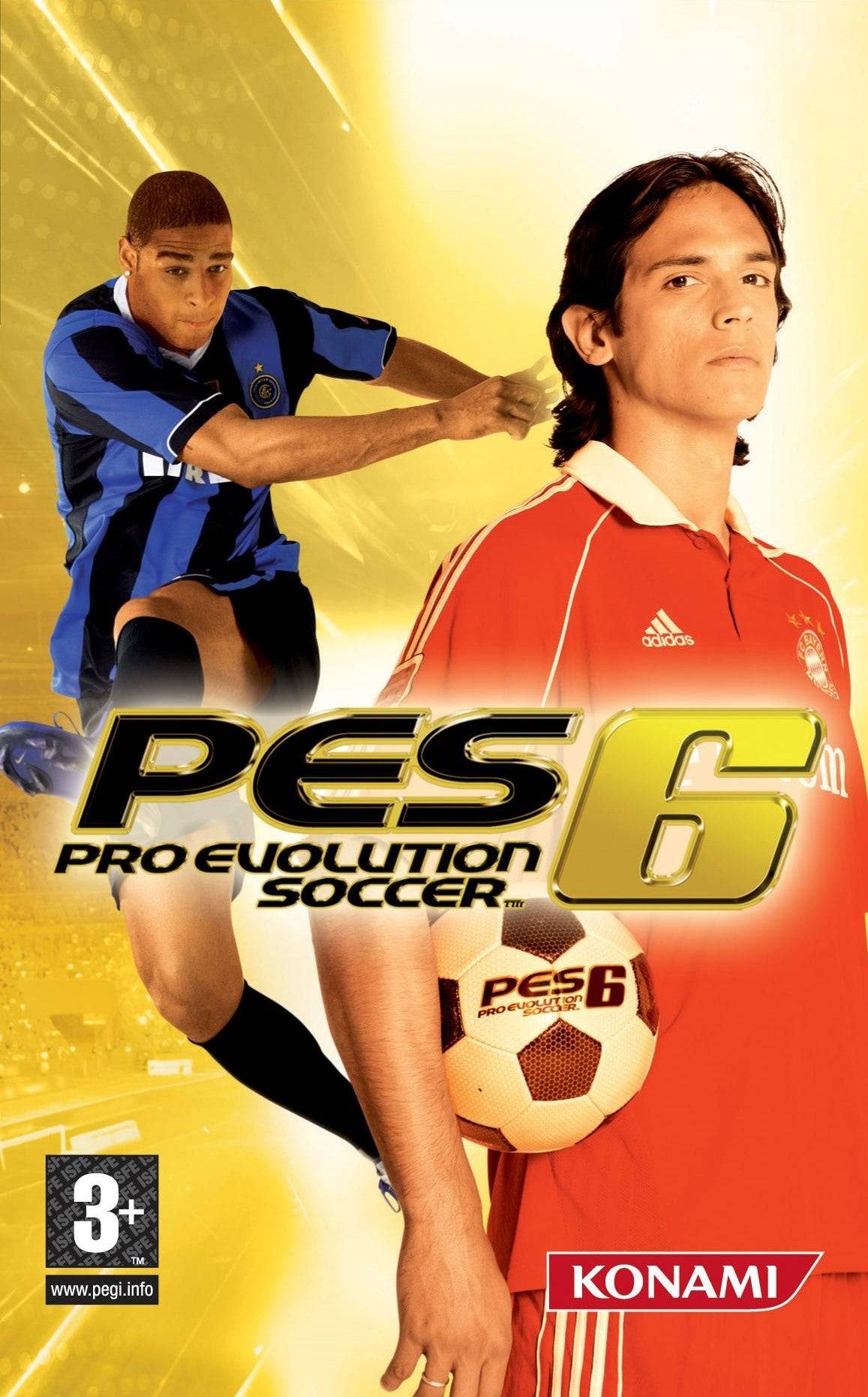 PES6阿德里亚诺代言官方游戏封面