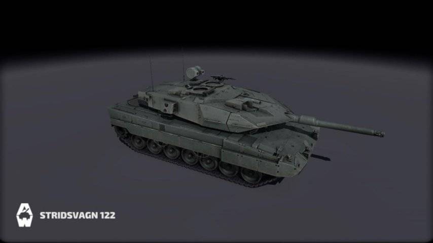《装甲战争》Stridsvagn122主战坦克展示