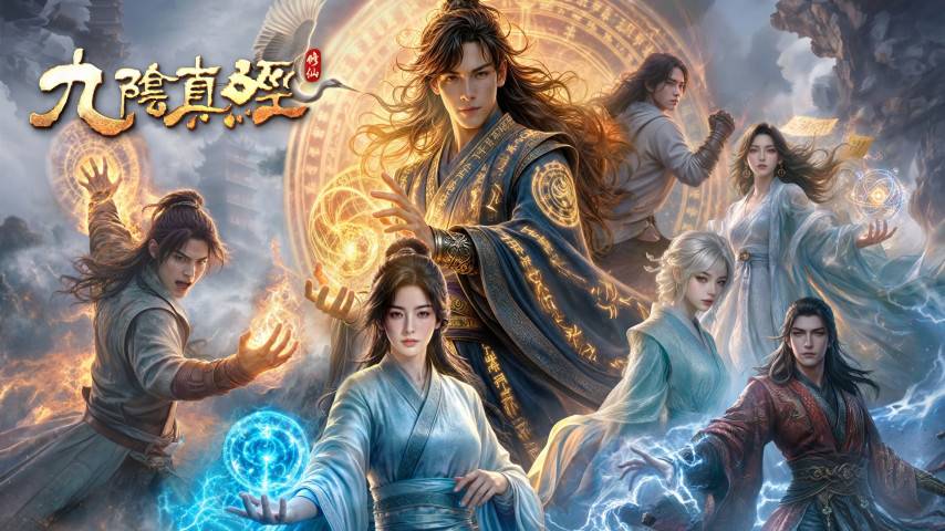 《九阴真经：修仙》修仙角色群像宣传图