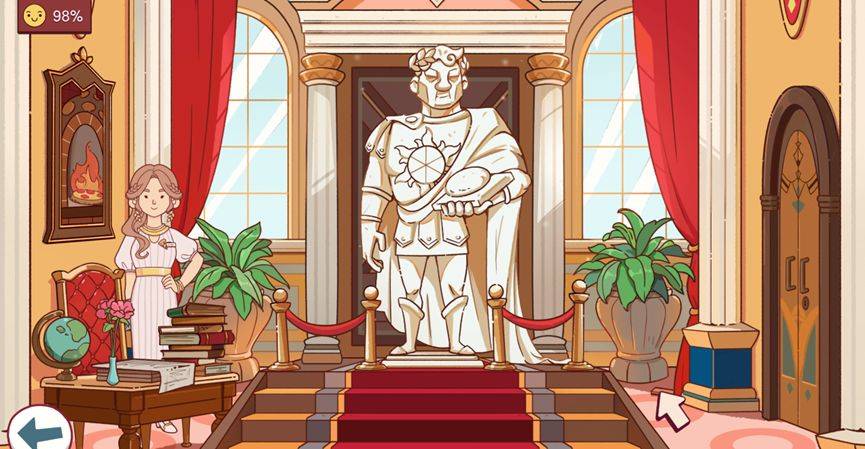 维娅萨道场右边窗帘底部的撬锁器位置