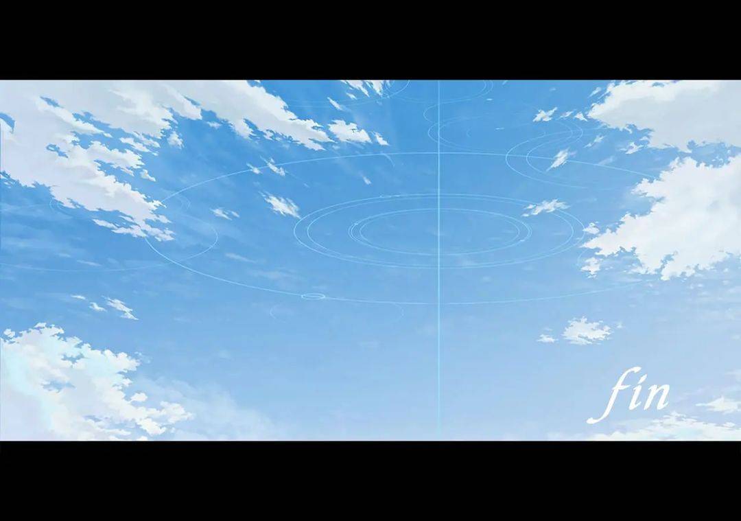 蔚蓝档案创作作品结尾画面