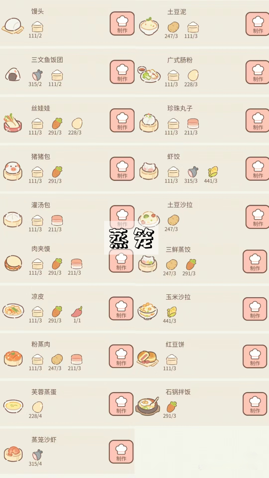 遇见你的猫菜谱攻略，了解制作流程与奖励